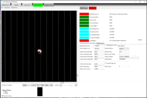 Broken glass detection system software screenshot