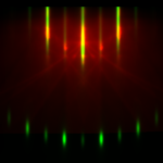 Compare simulated and experimental RHEED images