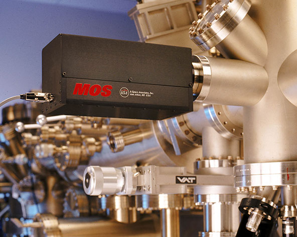 Curvature and Stress Measurement System on MBE Chamber